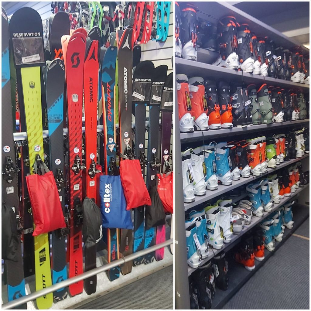 Magasin de location de Ski et Snowboard Morzine - Accessoires Ski et  Snowboards / Ski-Mobile
